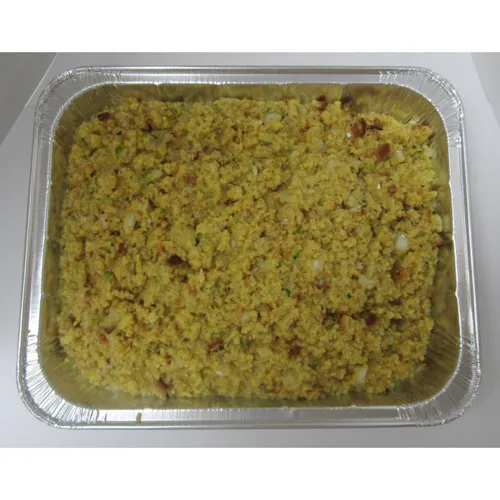 SAVANNAH CLASSICS CORNBREAD STUFFING FOIL PAN FROZEN SAVANNAH CLASSICS CORNBREAD STUFFING FOIL PAN FROZEN