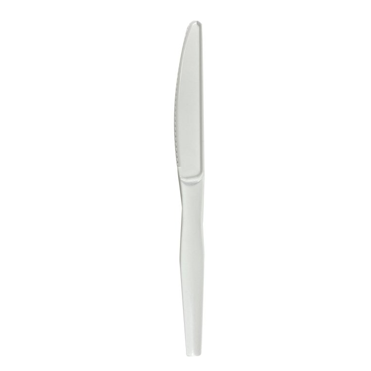 MONOGRAM KNIFE WHITE POLYSTYRENE BULK PLASTIC