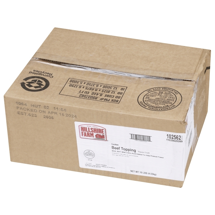 HILLSHIRE FARM FROZEN CRUMBLED BEEF TOPPING