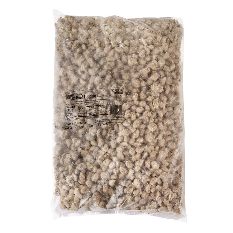 HILLSHIRE FARM FROZEN CRUMBLED BEEF TOPPING