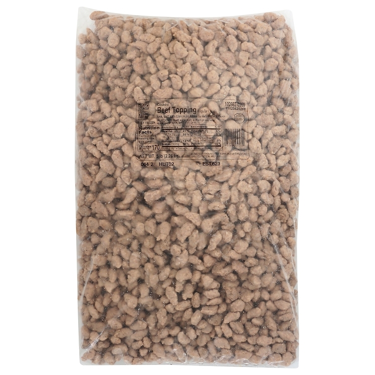 HILLSHIRE FARM FROZEN CRUMBLED BEEF TOPPING