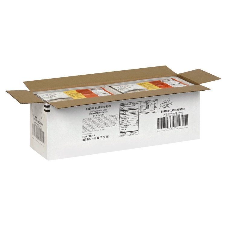 CHEF FRANCISCO SOUP CLAM CHOWDER BOSTON CONDENSED