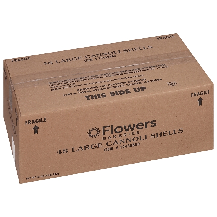 SPECIAL TOUCH FROZEN LARGE CANNOLI SHELL 1 OZ