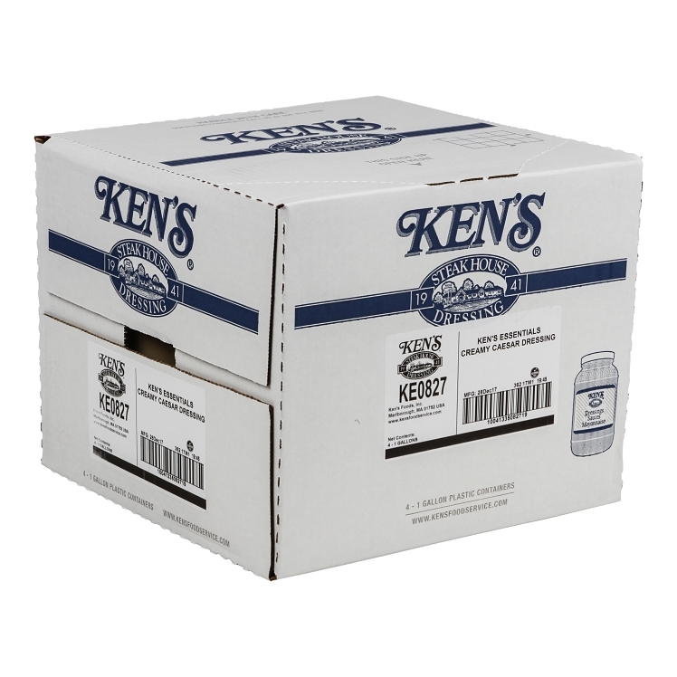 KEN'S CREAMY CAESAR DRESSING PLASTIC JAR