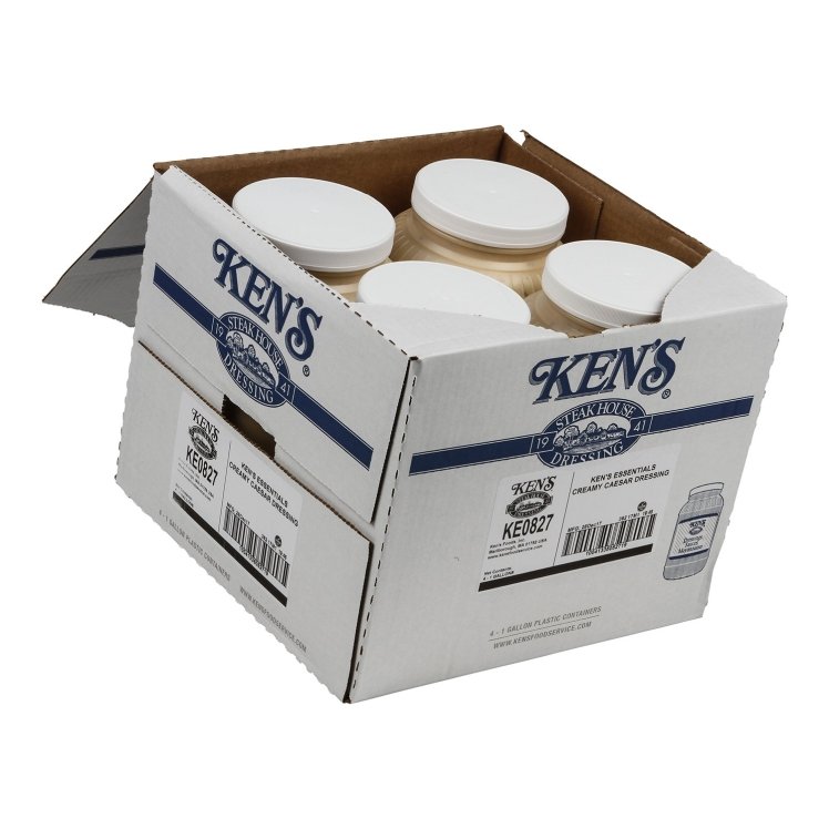 KEN'S CREAMY CAESAR DRESSING PLASTIC JAR