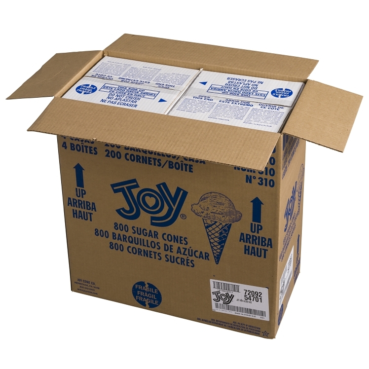 JOY CONE SUGAR ICE CREAM CONE 200 COUNT
