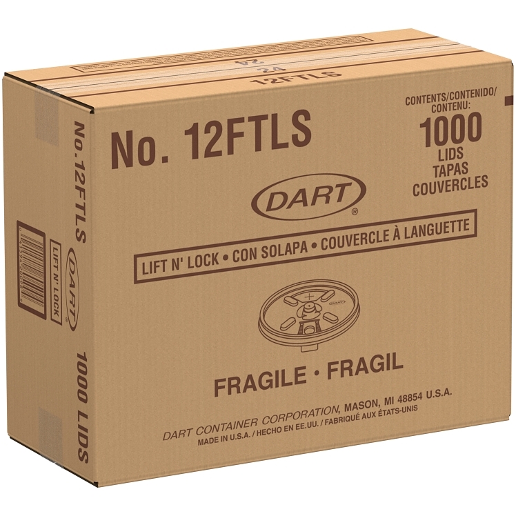 DART LID CUP 12-14 OZ LIFT & LOCK