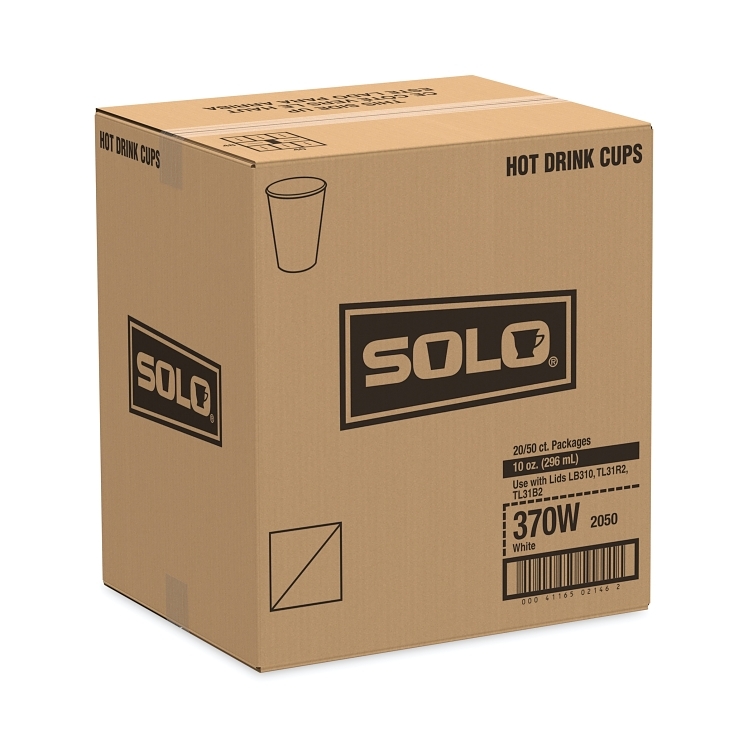 DART 10 OUNCE WHITE PAPER HOT CUP
