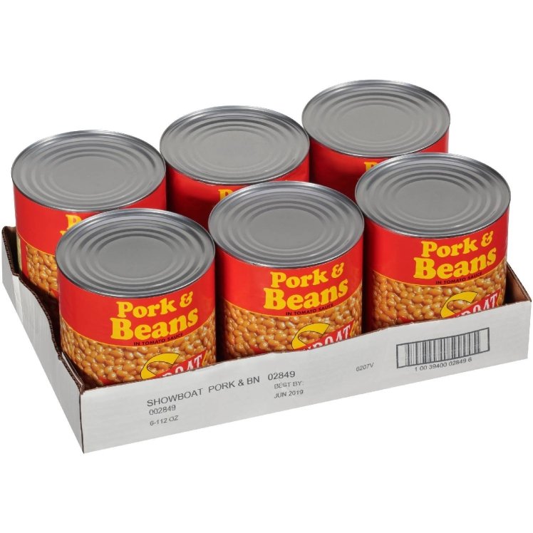 SHOW BOAT PORK & EXTRA FANCY CANNED