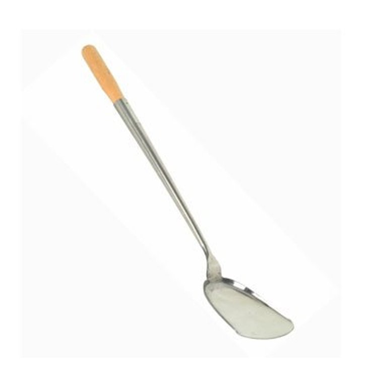 THUNDER GROUP SPATULA STEEL WITH WOOD HANDLE 19.75 INCH