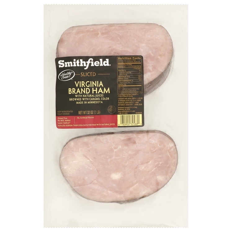 SMITHFIELD HEALTHY ONES SLICED VIRGINIA BRAND HAM