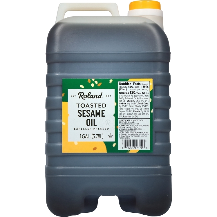 ROLAND OIL SESAME ROASTED IMPORTED TAIWAN PLASTIC