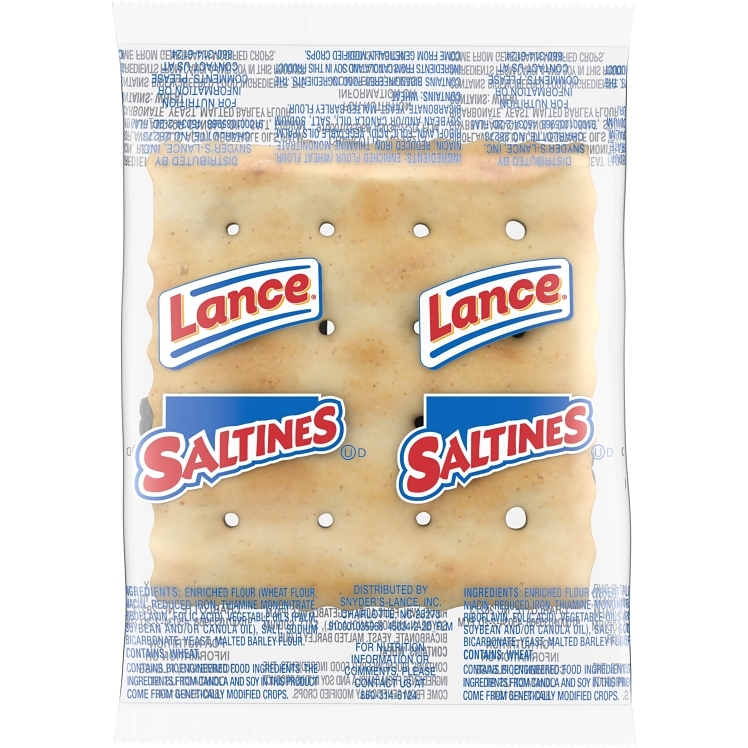 LANCE CRACKERS, SALTINE SALTED INDIVIDUAL WRAPPED SODA