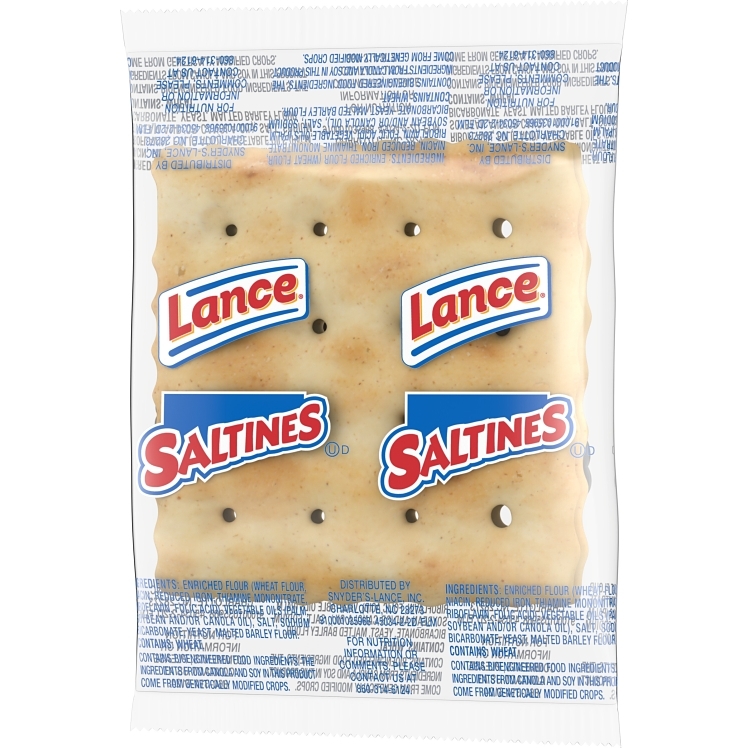 LANCE CRACKERS, SALTINE SALTED INDIVIDUAL WRAPPED SODA