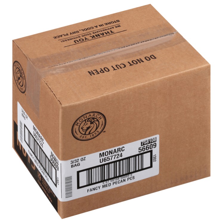 MONARCH MEDIUM FANCY UNSALTED RAW PECANS