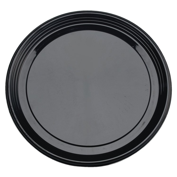 SABERT BLACK 16 ONYX ROUND PLATTER