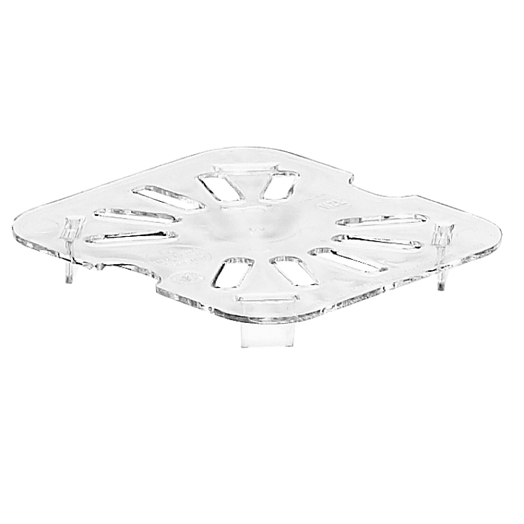 CAMBRO FOOD PAN DRAIN SHELF CLEAR SIXTH SIZE