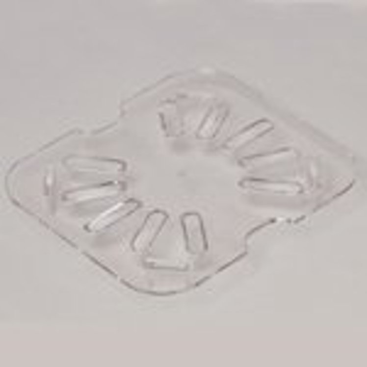CAMBRO FOOD PAN DRAIN SHELF CLEAR SIXTH SIZE