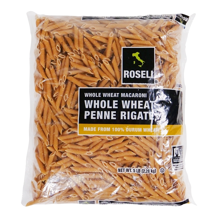 ROSELI WHOLE WHEAT PENNE RIGATE PASTA