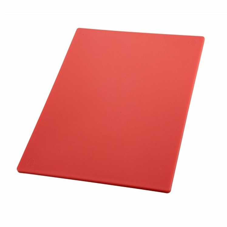 WINCO CUTTING BOARD RED 15 X 20 INCH NSF CERT