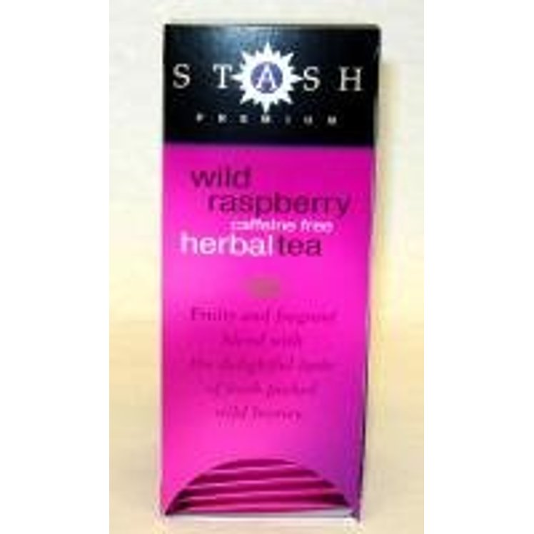 STASH TEA BAGS WILD RASPBERRY HERBAL