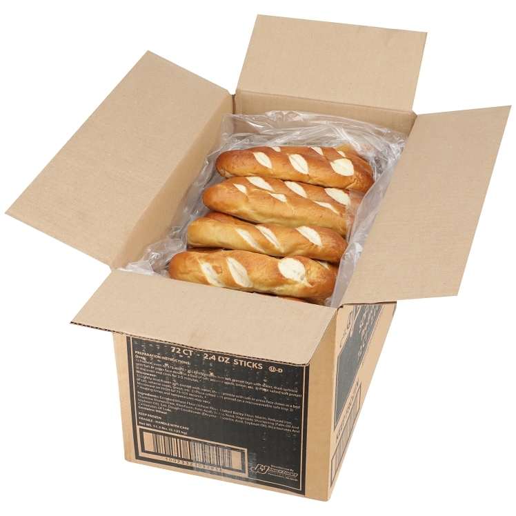 BAVARIAN BROTHERS PLAIN SOFT PRETZEL STICKS 2.4 OUNCE