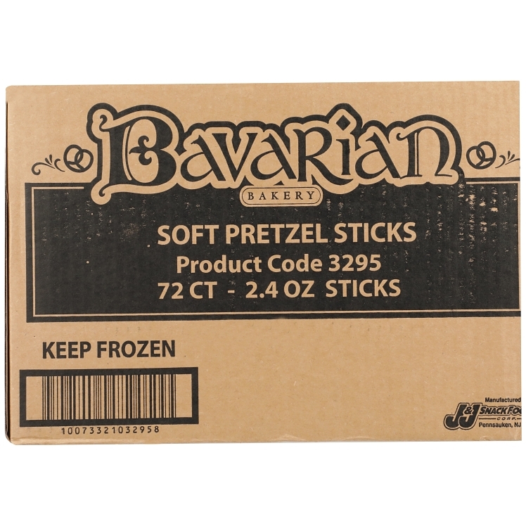 BAVARIAN BROTHERS PLAIN SOFT PRETZEL STICKS 2.4 OUNCE