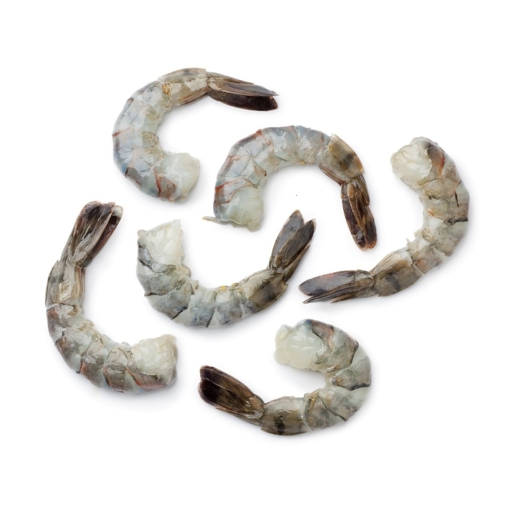 AQUA STAR JUMBO BLACK TIGER SHRIMP PEELED TAIL-ON 8-12
