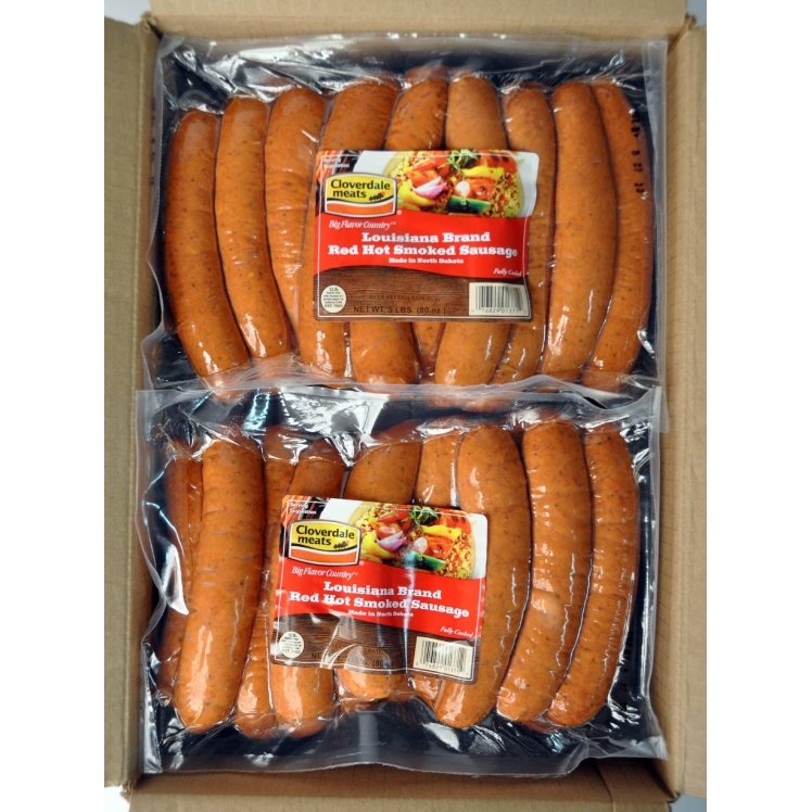 CLOVERDALE LOUISIANA RED HOT SAUSAGE