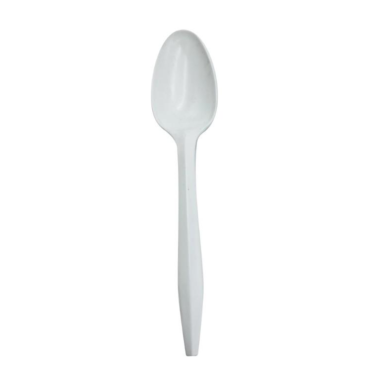 VALU PLUS LIGHTWEIGHT WHITE TEASPOON