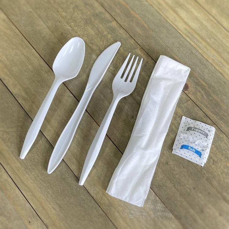 VALU PLUS LIGHTWEIGHT WHITE TEASPOON