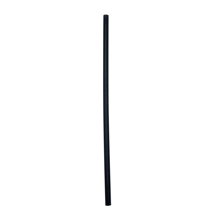 MONOGRAM 7.75 INCH JUMBO WRAPPED BLACK STRAWS