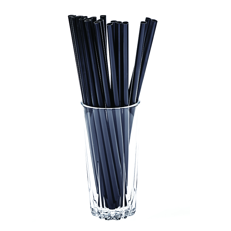 MONOGRAM STRAW JUMBO 7.75 INCH BLACK UNWRAPPED STANDARD