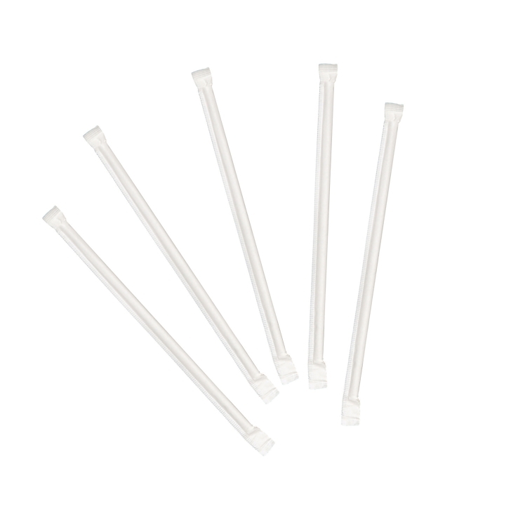 MONOGRAM WHITE FLEX STRAW