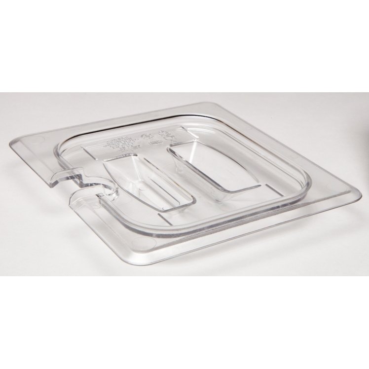 CAMBRO FOOD PAN LID CLEAR SIXTH SIZE WITH HANDLE