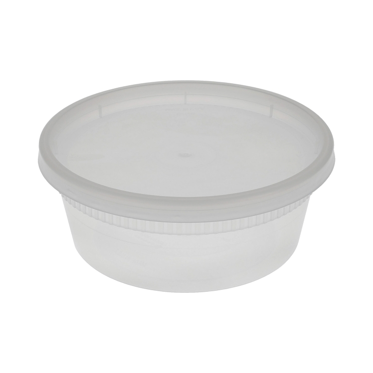 NEWSPRING 8 OZ 1 COMPARTMENT PLASTIC CONTAINER WITH LID