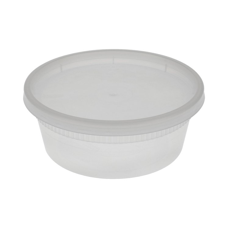 NEWSPRING 8 OZ 1 COMPARTMENT PLASTIC CONTAINER WITH LID
