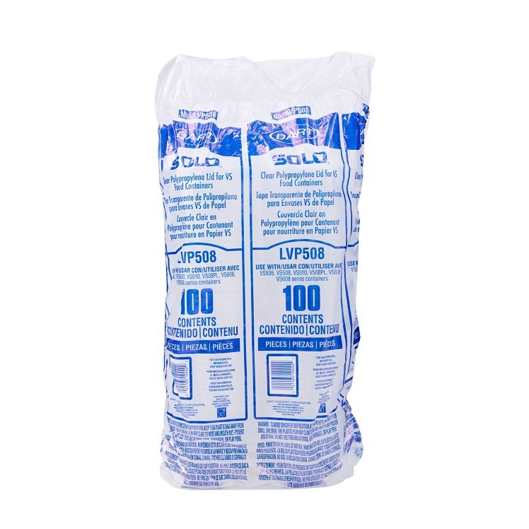 SOLO CLEAR POLYPROPYLENE 8 OZ FOOD CONTAINER LID