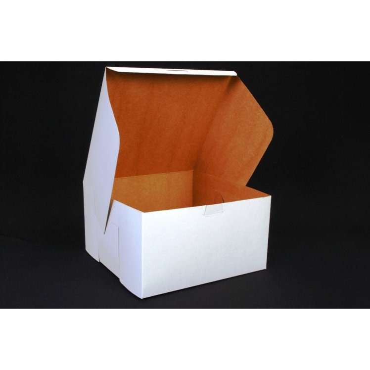 SOUTHERN CHAMPION TRAY CAKE BOX WHITE 10 X 10 X 5 1/2 INCH
