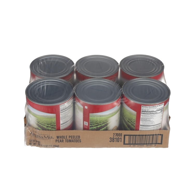 ANGELA MIA WHOLE PEELED PEAR TOMATOES