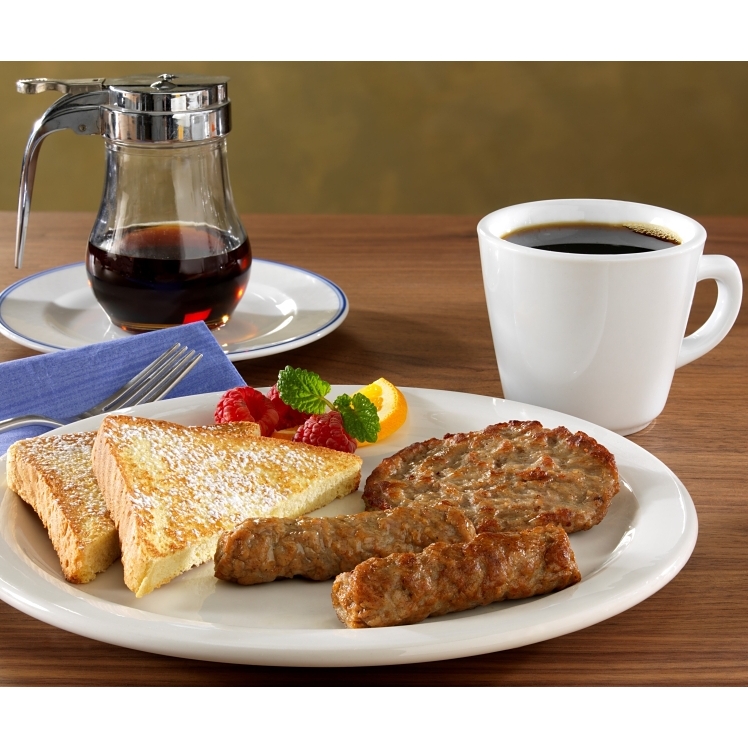 SMITHFIELD FARMLAND SILVER PORK SAUSAGE LINK COOKED 0.8OZ SKINLESS 13817