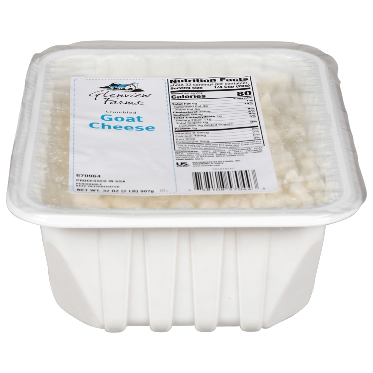 GLENVIEW FARMS DOMESTIC CRUMBLED GOAT CHEESE