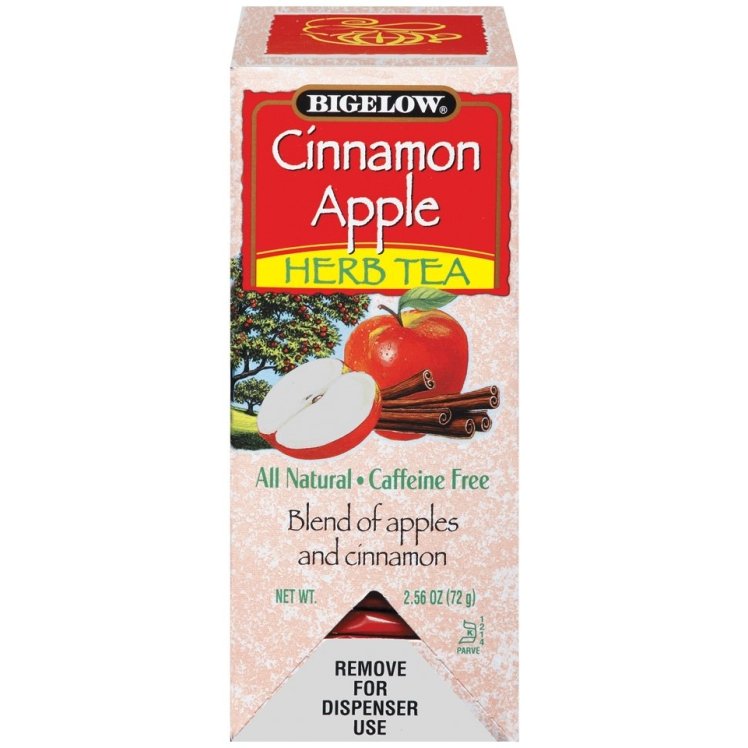 BIGELOW HERBAL TEA BAGS CINNAMON APPLE