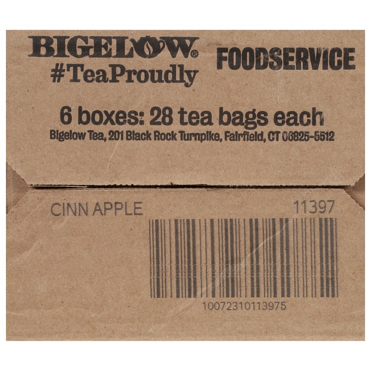 BIGELOW HERBAL TEA BAGS CINNAMON APPLE