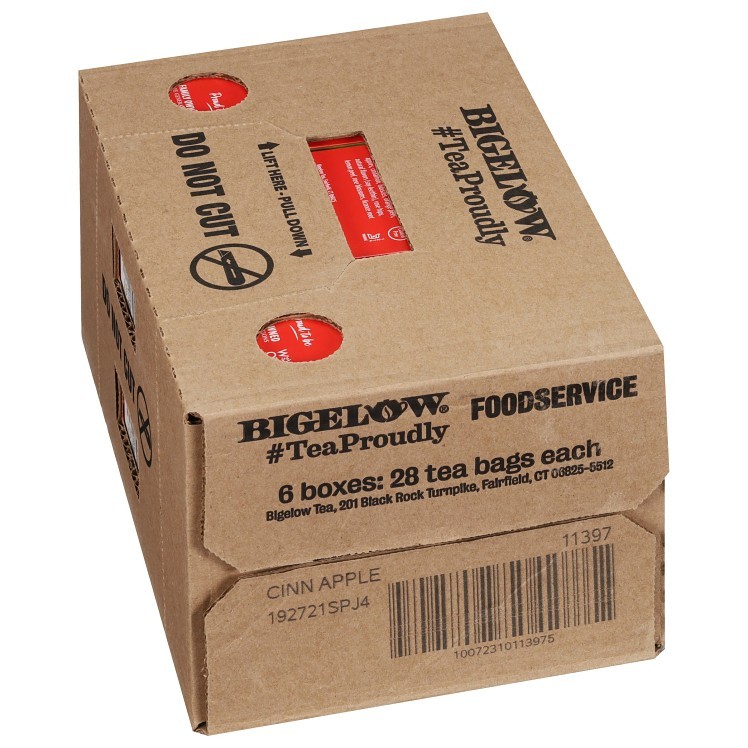 BIGELOW HERBAL TEA BAGS CINNAMON APPLE
