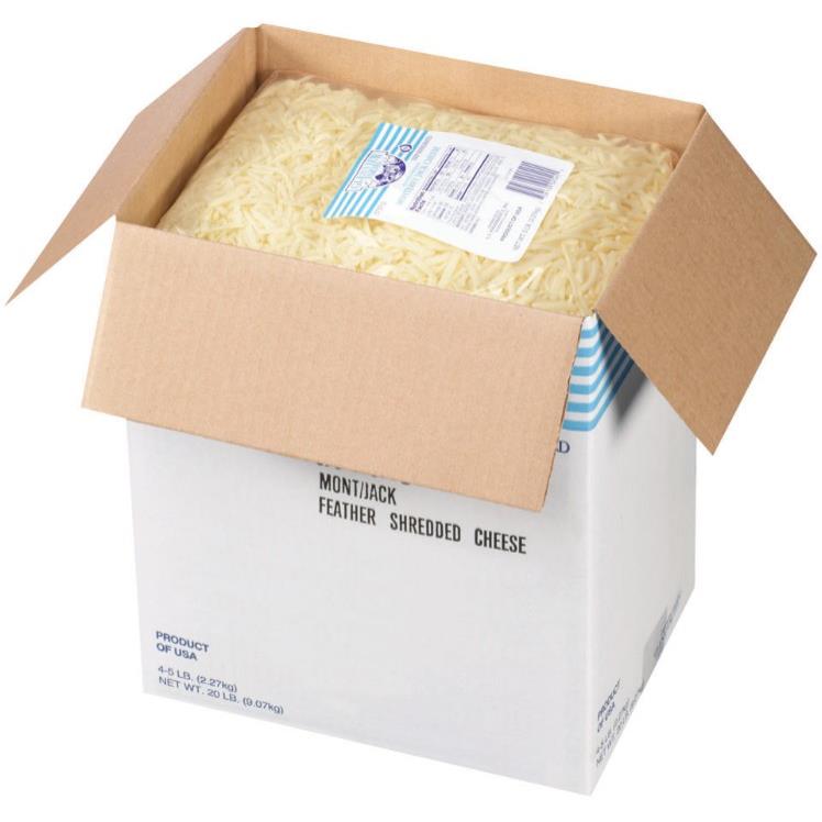 GLENVIEW FARMS MONTEREY JACK FEATHER SHRED CHEESE