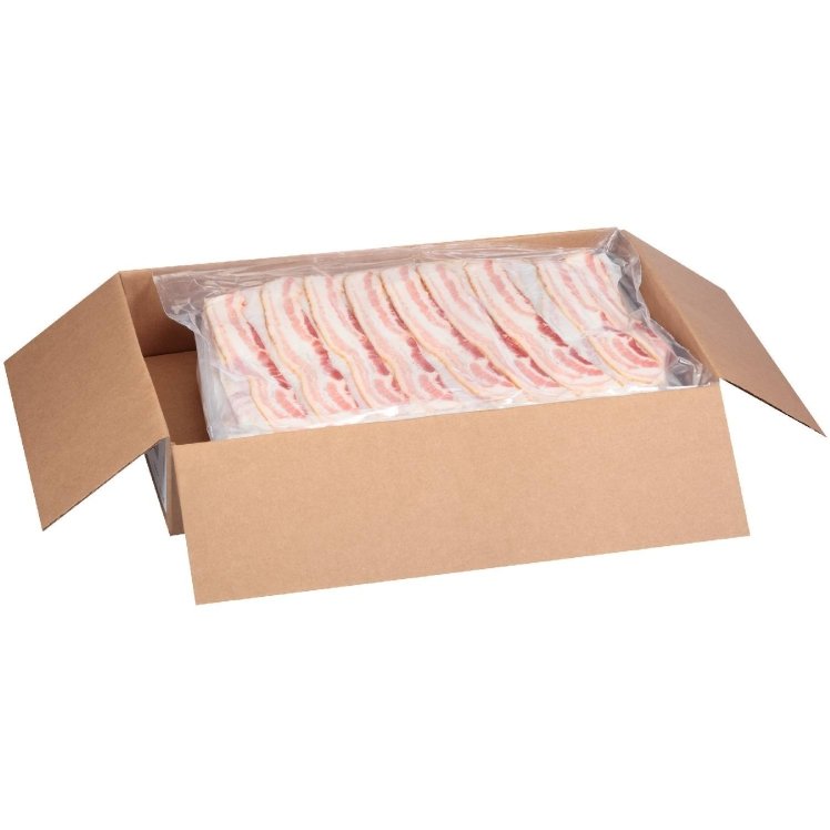 SMITHFIELD 18-22 COUNT APPLEWOOD BACON SMOKED RAW FROZEN 15L