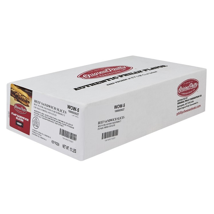 PHILADELPHIA CHEESESTEAK PHILLY MEAT 5 OZ PORTIONS