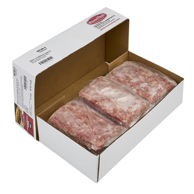 PHILADELPHIA CHEESESTEAK PHILLY MEAT 5 OZ PORTIONS