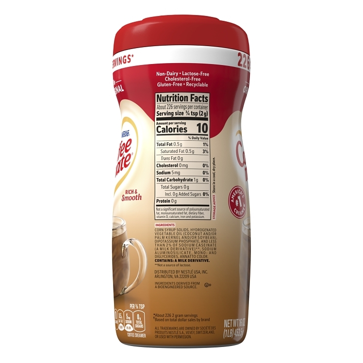 COFFEE-MATE POWDERED ORIGINAL NON-DAIRY CREAMER SHELF STABLE
